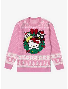 Our Universe Sanrio Hello Kitty & Friends Wreath Youth Holiday Sweater - BoxLunch Exclusive, , hi-res