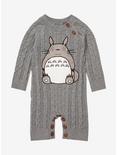 Studio Ghibli My Neighbor Totoro Cable Knit Infant One-Piece - BoxLunch Exclusive, GREY, hi-res