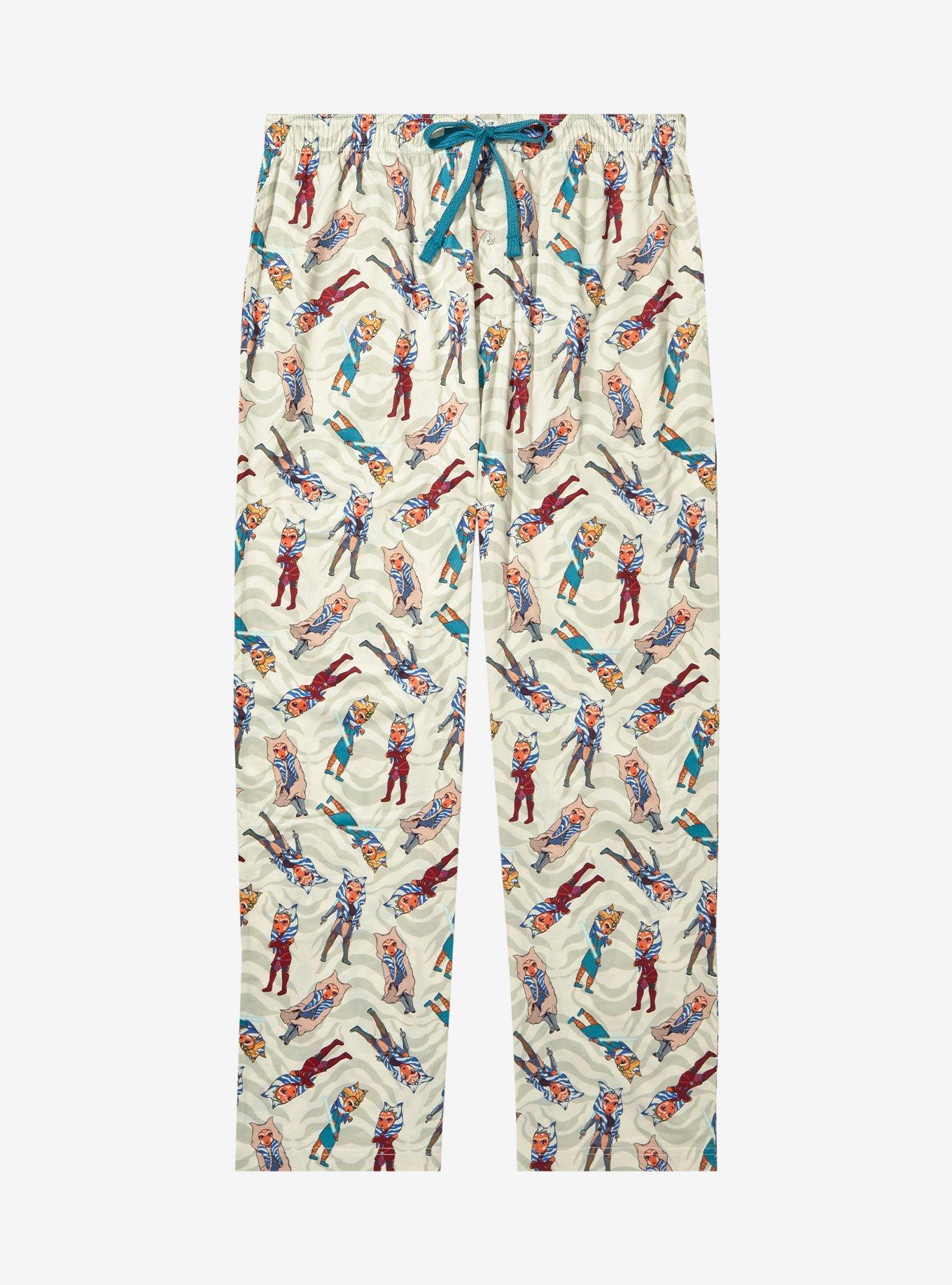 Star Wars Ahsoka Poses Allover Print Sleep Pants Plus Size, MULTI, hi-res
