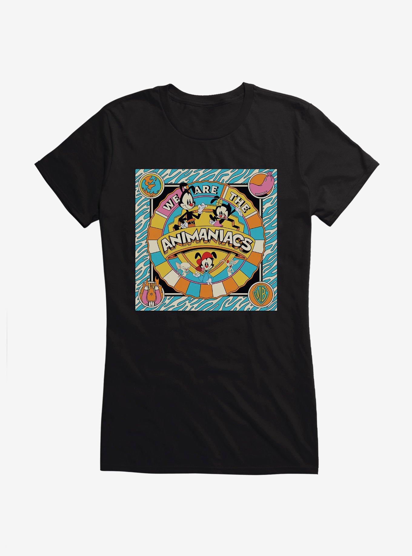 Animaniacs Yakko Wakko And Dot Girls T-Shirt, BLACK, hi-res