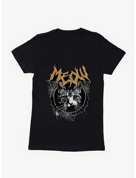 Cat Meow Spiderweb Metal Womens T-Shirt, , hi-res