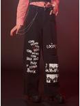 IT Pennywise Side Chain Wide Leg Pants With Belt, MULTI, hi-res