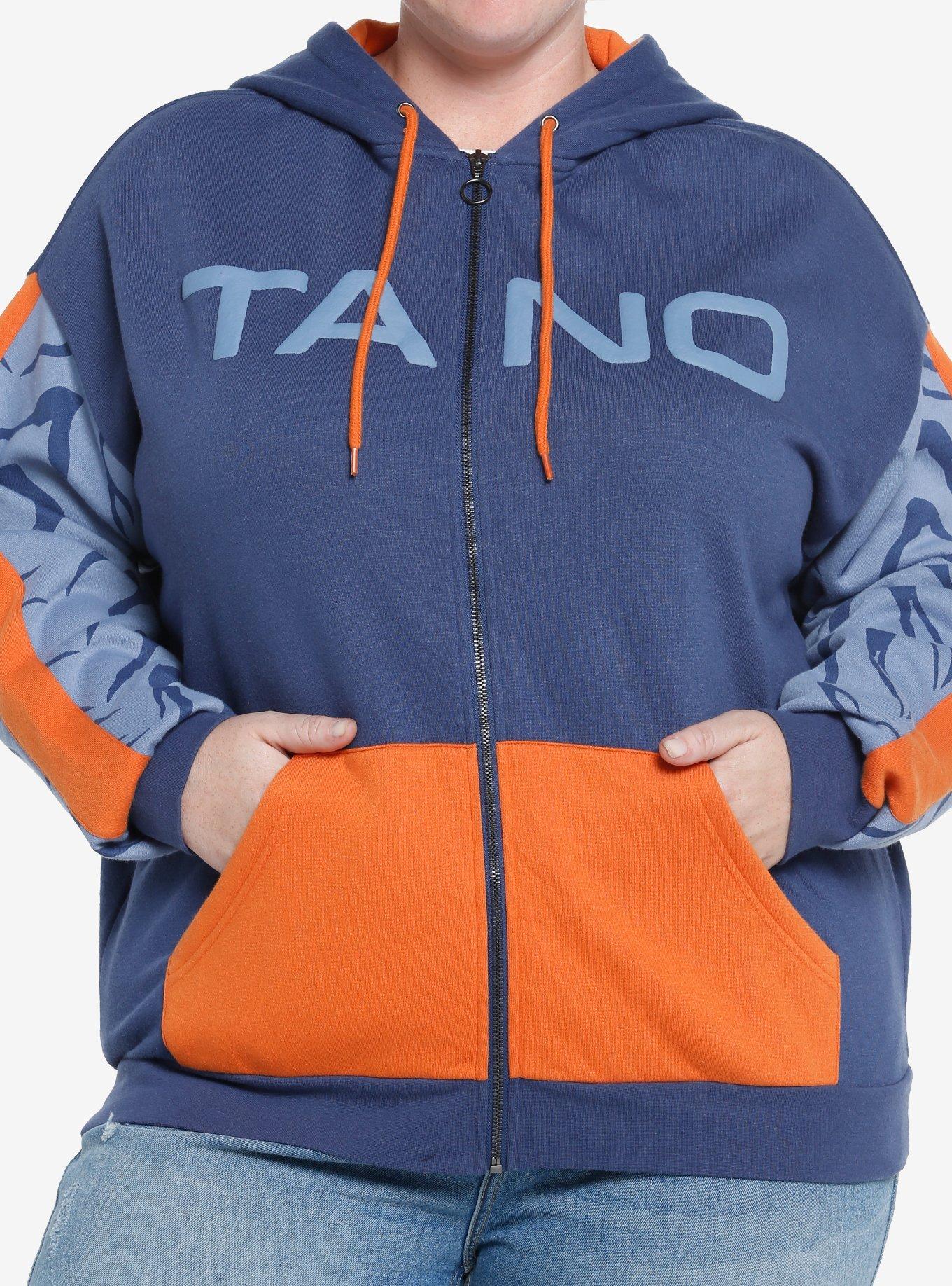 Her Universe Star Wars Ahsoka Tano Lekku Girls Hoodie Plus Size, ORANGE, hi-res