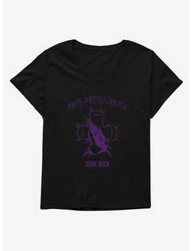 John Wick Fortis Fortuna Adiuvat Girls T-Shirt Plus Size, , hi-res