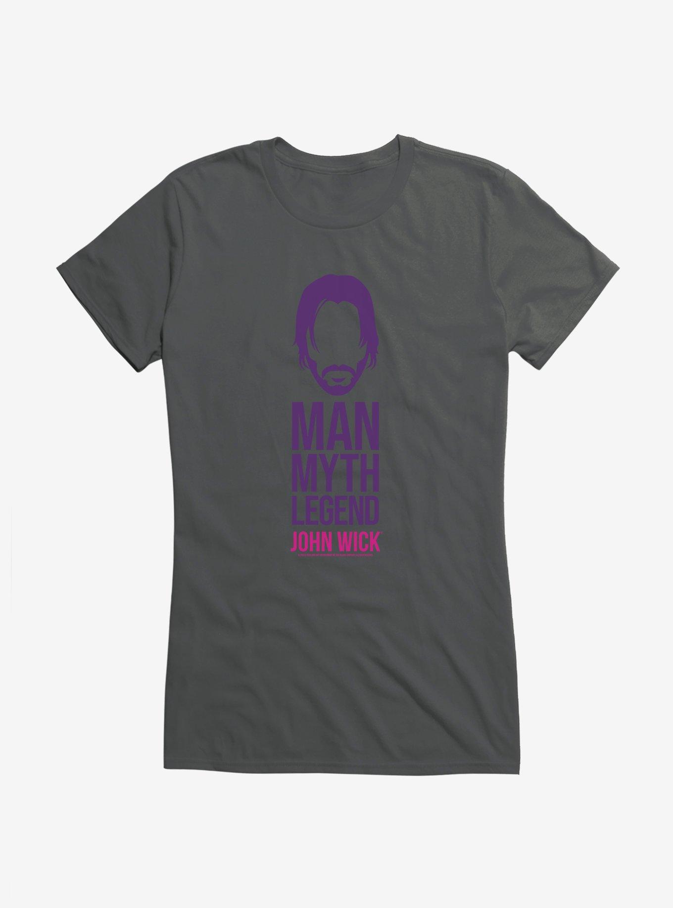 John Wick Man Myth Legend Girls T-Shirt, , hi-res