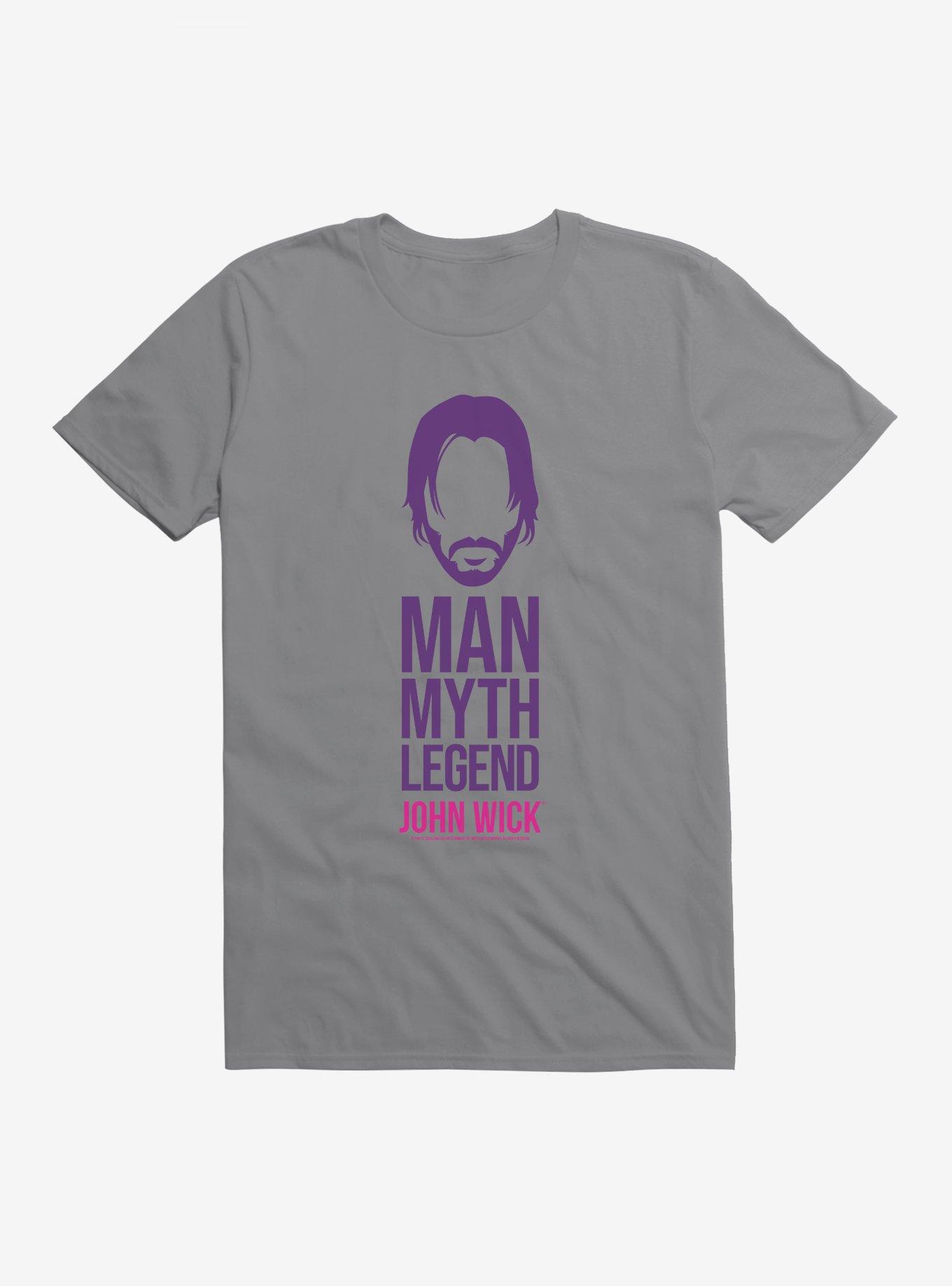 John Wick Man Myth Legend T-Shirt, STORM GREY, hi-res