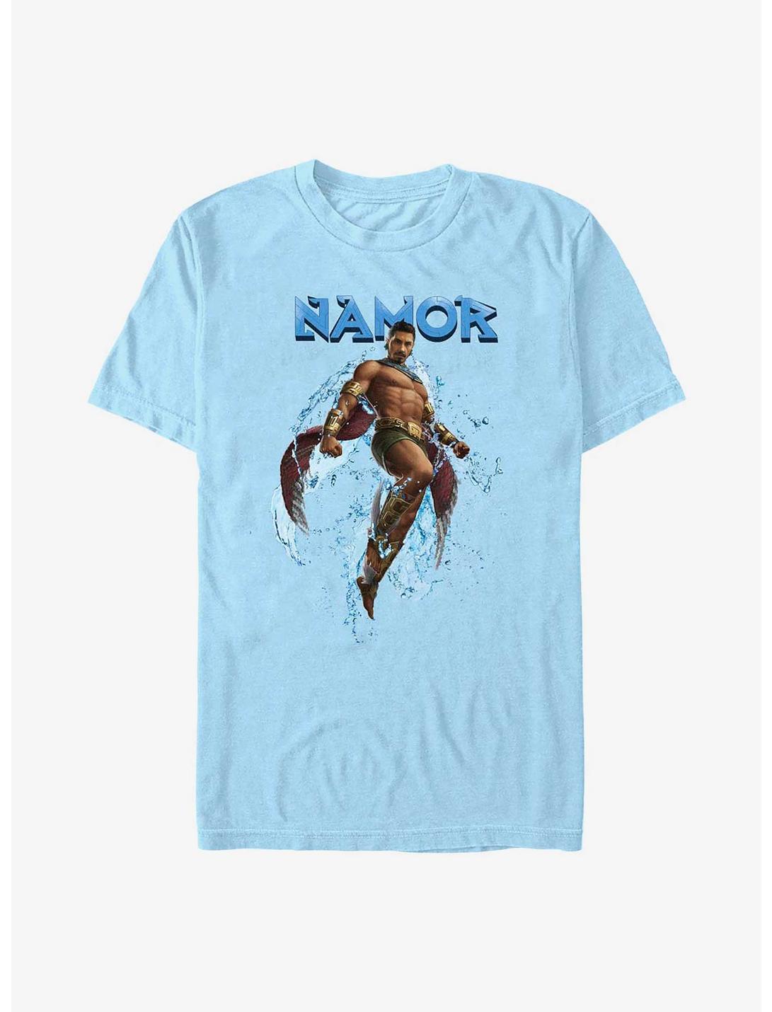 Marvel Black Panther I Believe I Can Fly Extra Soft T-Shirt, LT BLUE, hi-res