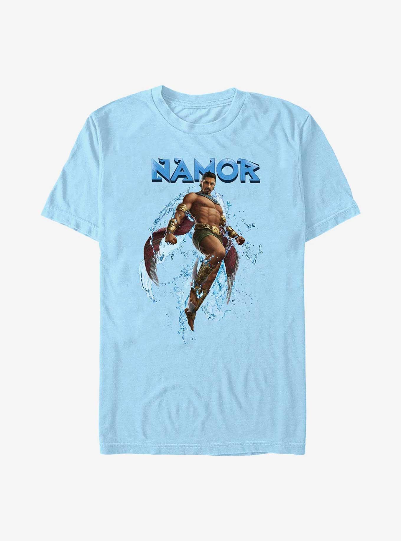 Marvel Black Panther I Believe I Can Fly Extra Soft T-Shirt, LT BLUE, hi-res