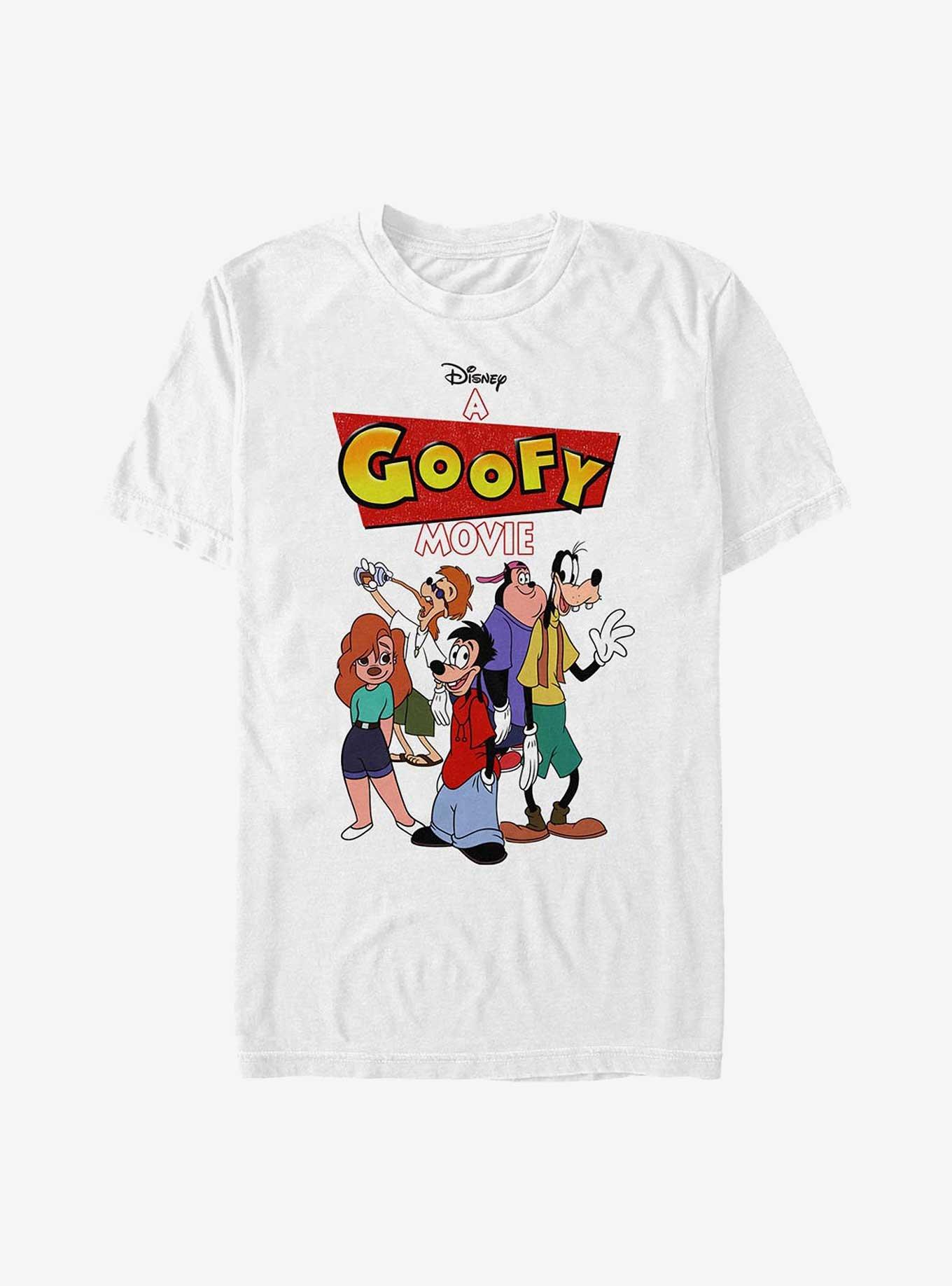 Disney Goofy Logo Group Extra Soft T-Shirt, WHITE, hi-res