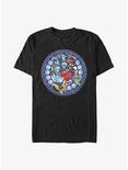Kingdom Hearts Stained Glass Sora Extra Soft T-Shirt, BLACK, hi-res