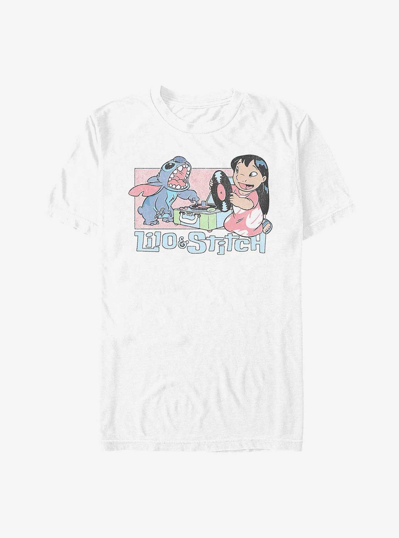 Disney Lilo & Stitch Duo Records Extra Soft T-Shirt, , hi-res