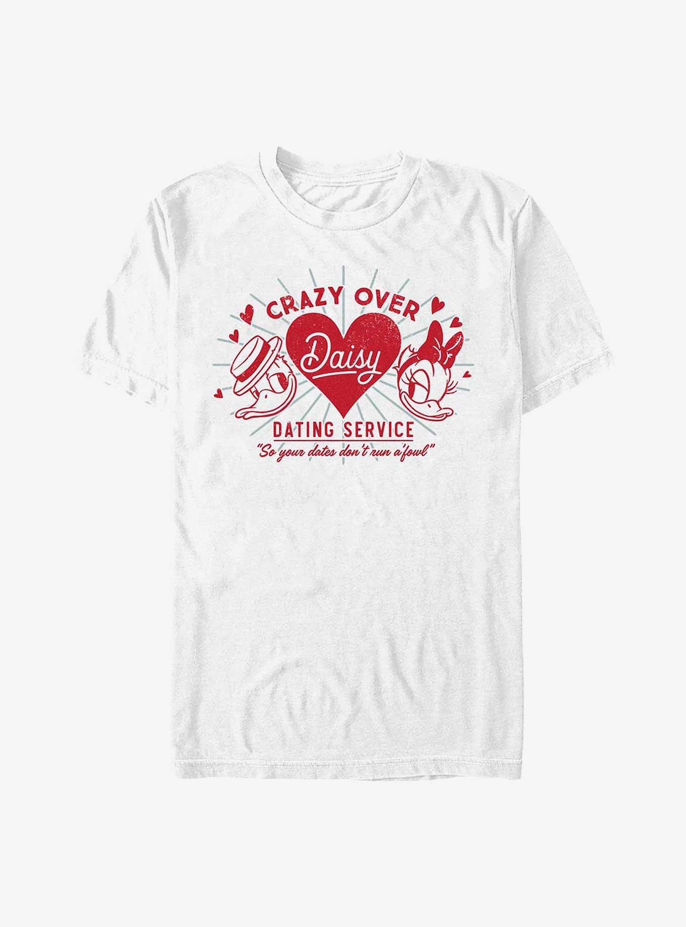 Disney Donald Duck & Daisy Dating Service Extra Soft T-Shirt