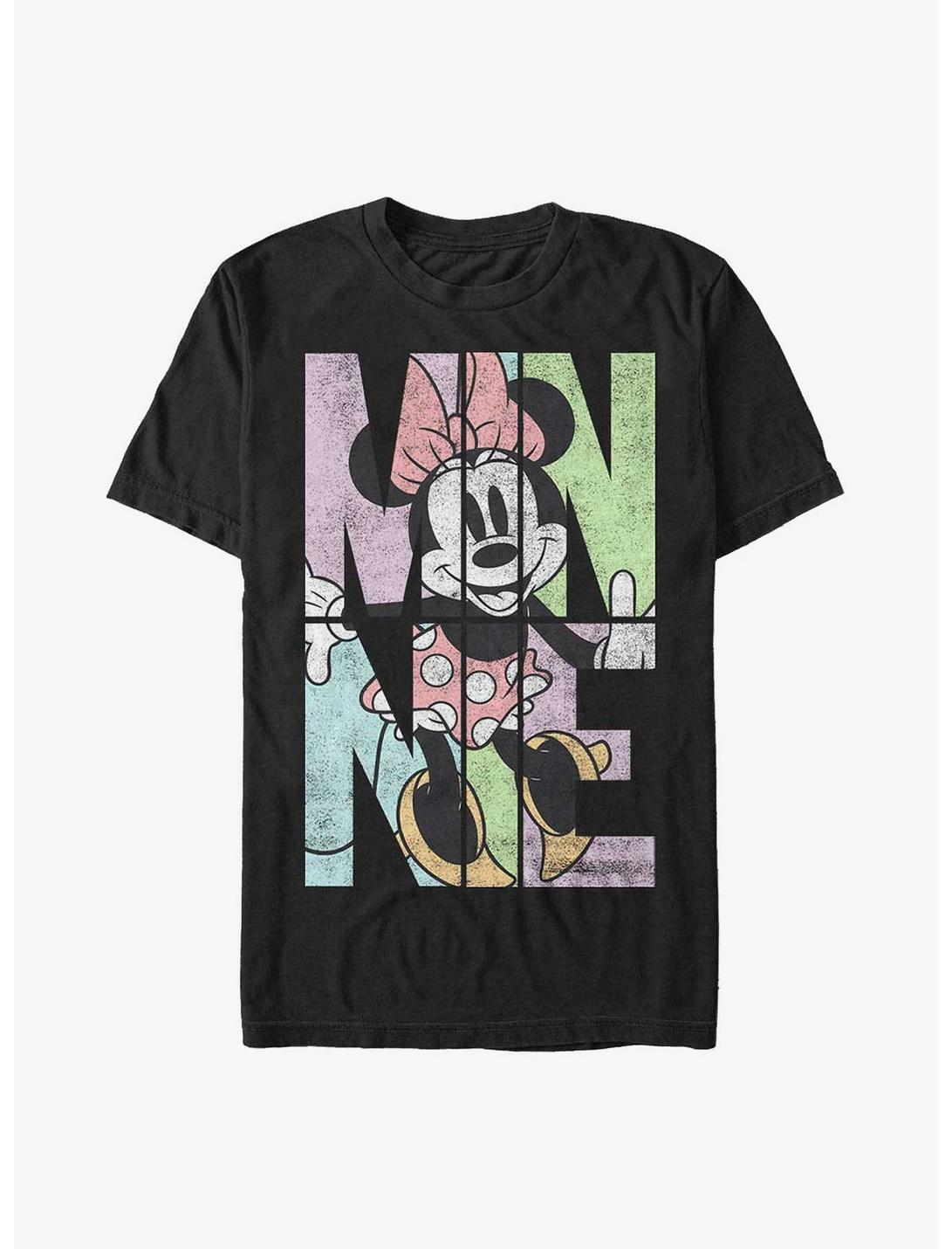 Disney Minnie Mouse Minnie Name Fill Extra Soft T-Shirt, BLACK, hi-res