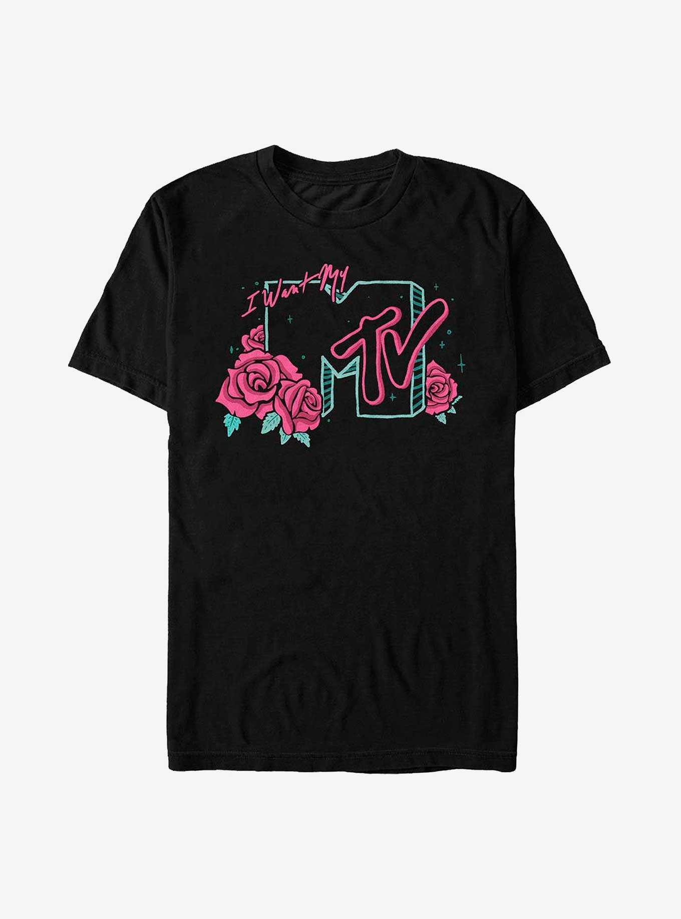 MTV Drawn Rose Logo Extra Soft T-Shirt, , hi-res