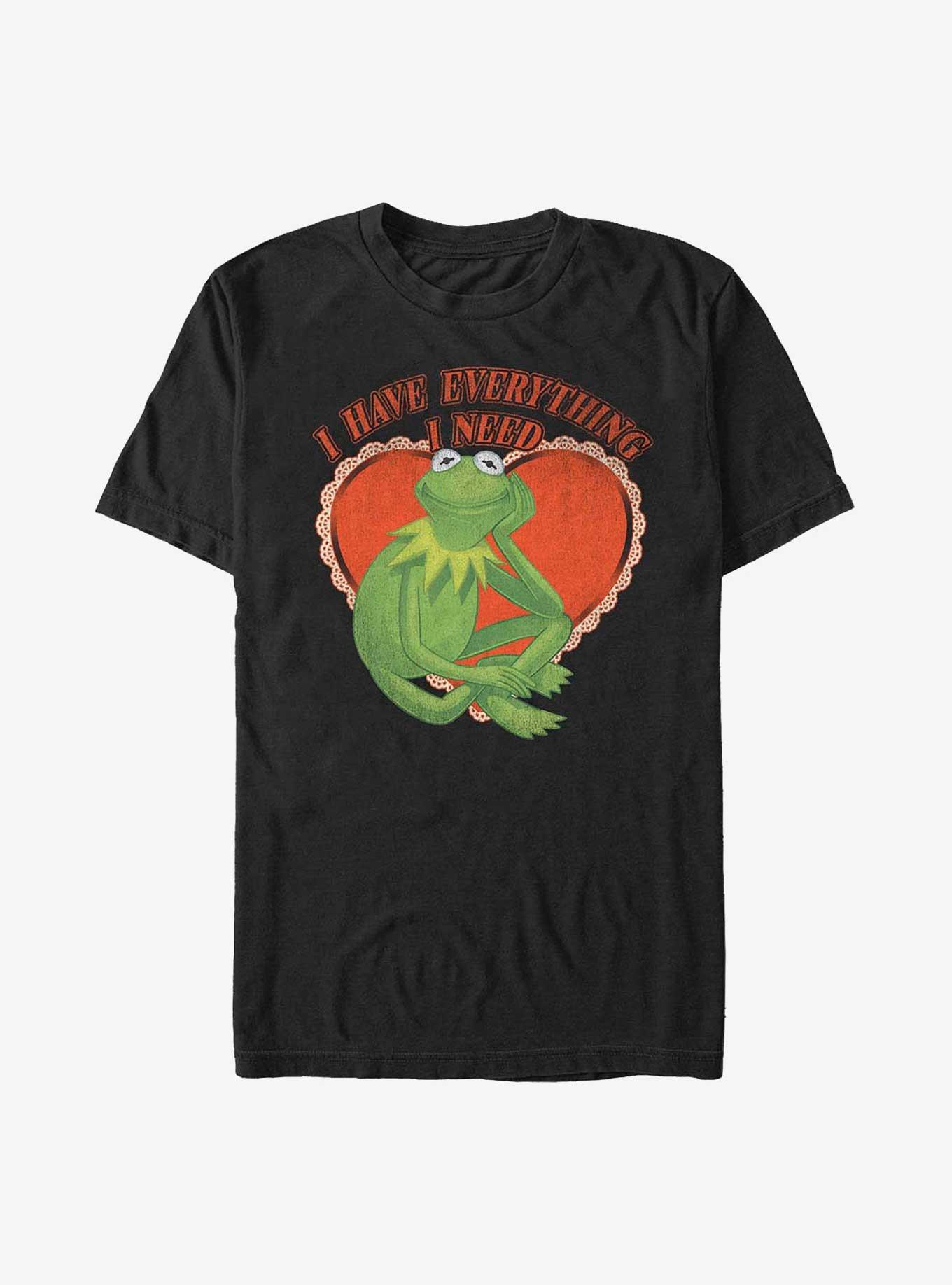 Disney The Muppets Kermit I Have Everything Extra Soft T-Shirt, BLACK, hi-res