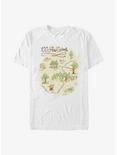 Disney Winnie The Pooh 100 Acre Map Extra Soft T-Shirt, WHITE, hi-res