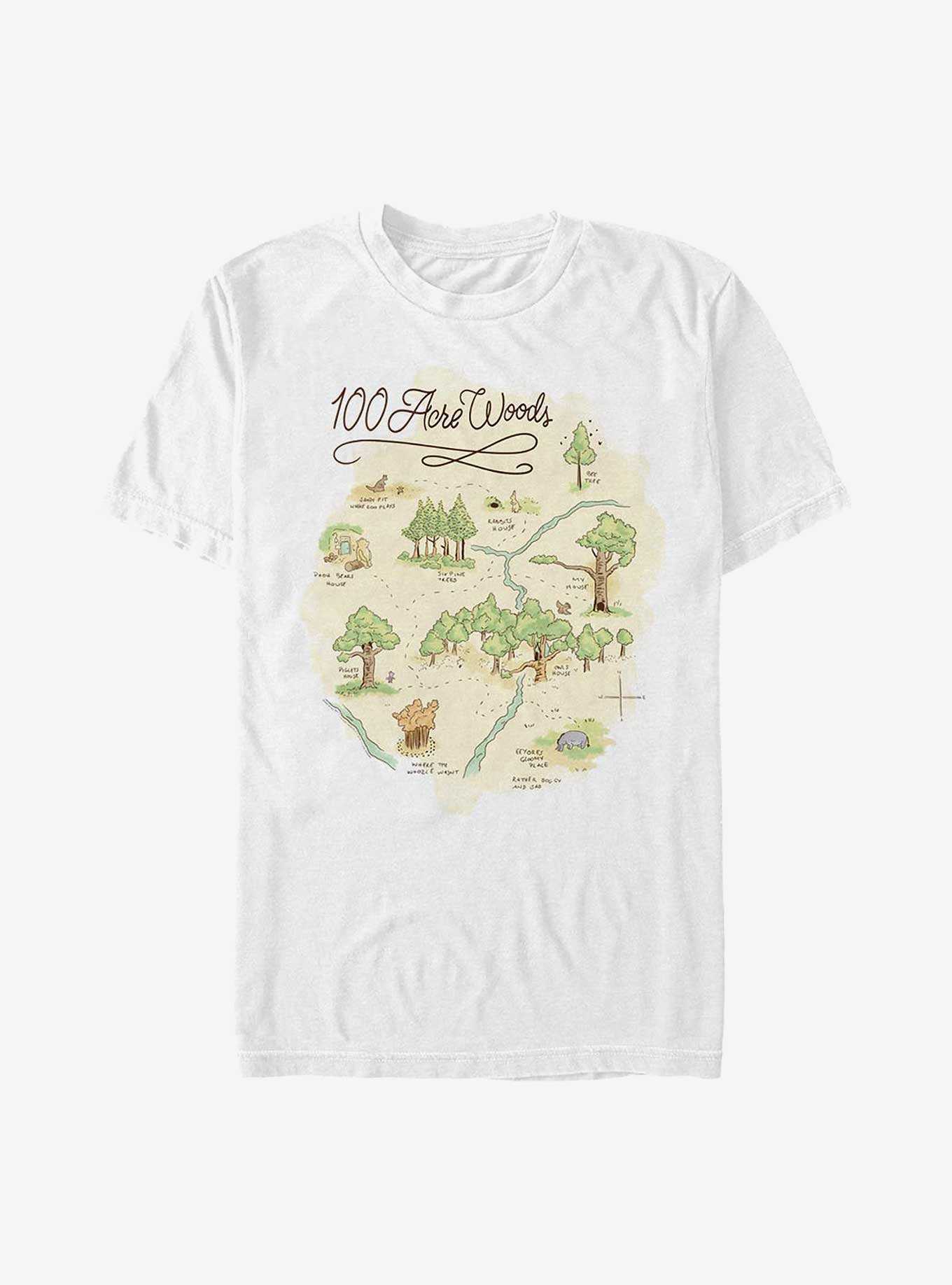 Disney Winnie The Pooh 100 Acre Map Extra Soft T-Shirt, , hi-res