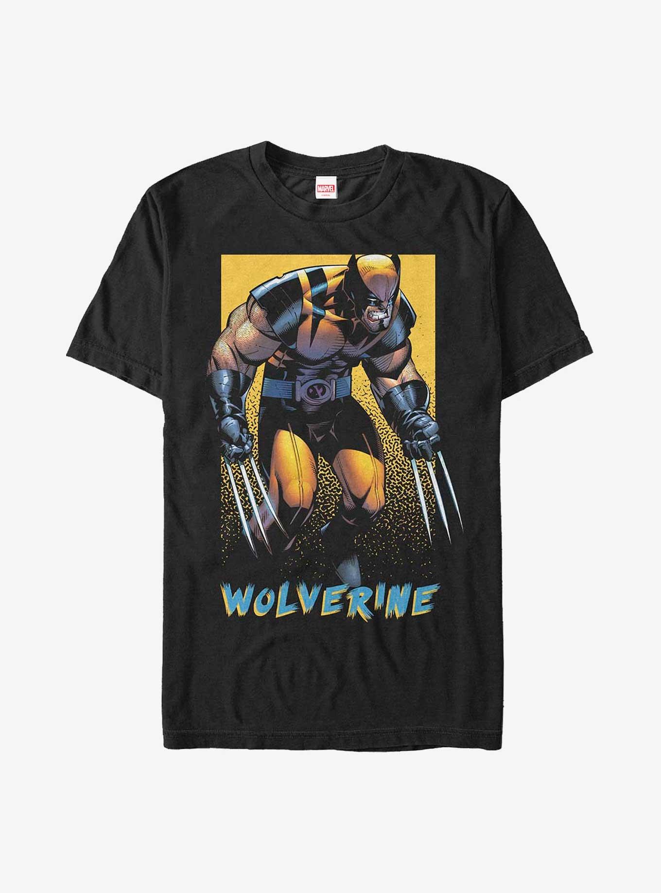 Marvel X-Men Wolverine Poster Extra Soft T-Shirt, BLACK, hi-res