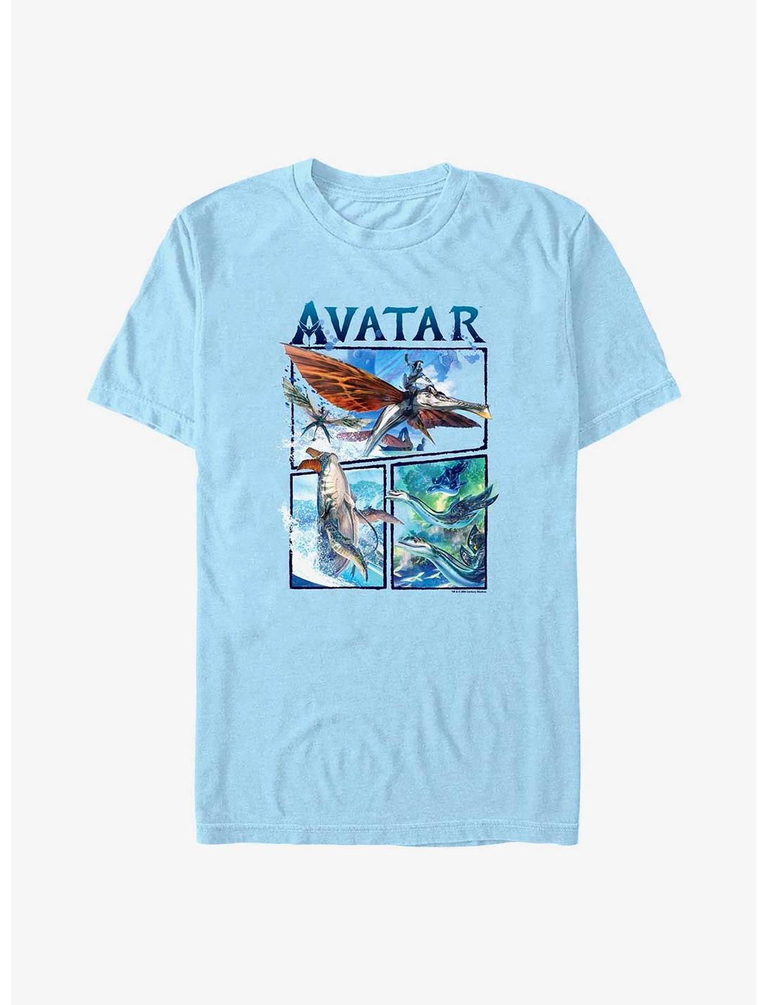 Avatar: The Way of Water Air and Sea Extra Soft T-Shirt, LT BLUE, hi-res