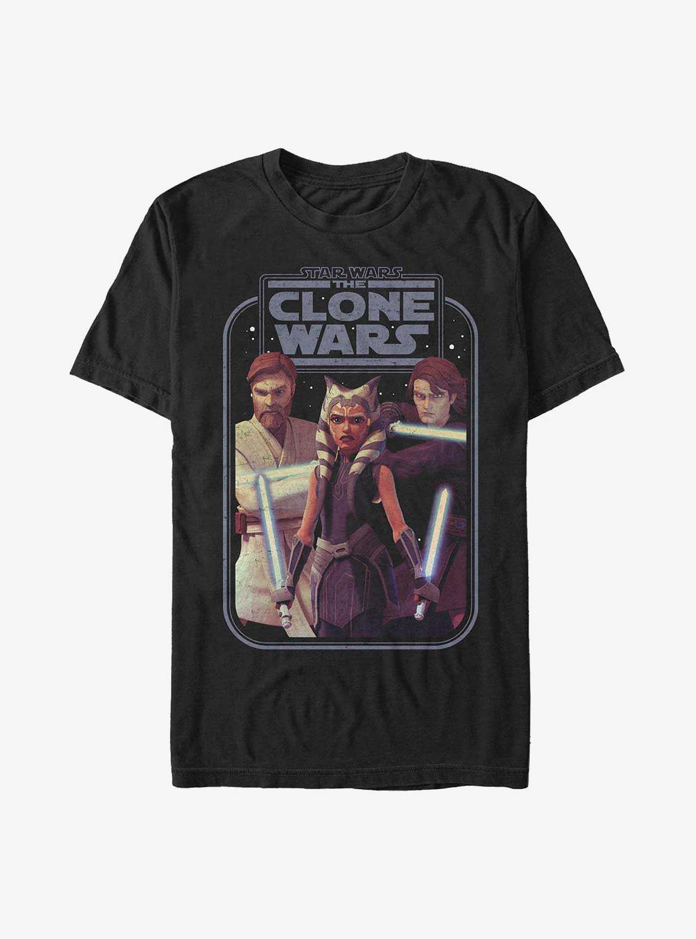 Star Wars Clone Wars Hero Group Shot Extra Soft T-Shirt, , hi-res