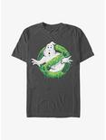 Ghostbusters Green Slime Logo Extra Soft T-Shirt, CHARCOAL, hi-res