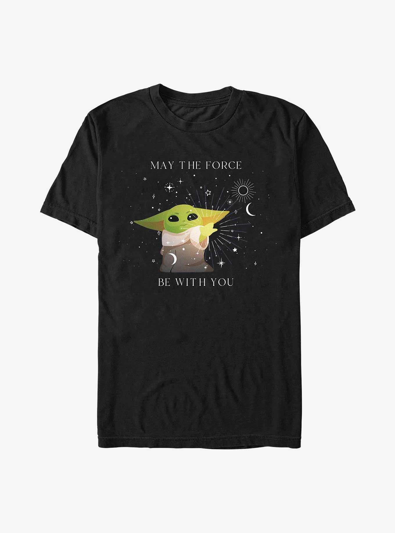 Star Wars The Mandalorian Grogu Celestial Force Extra Soft T-Shirt