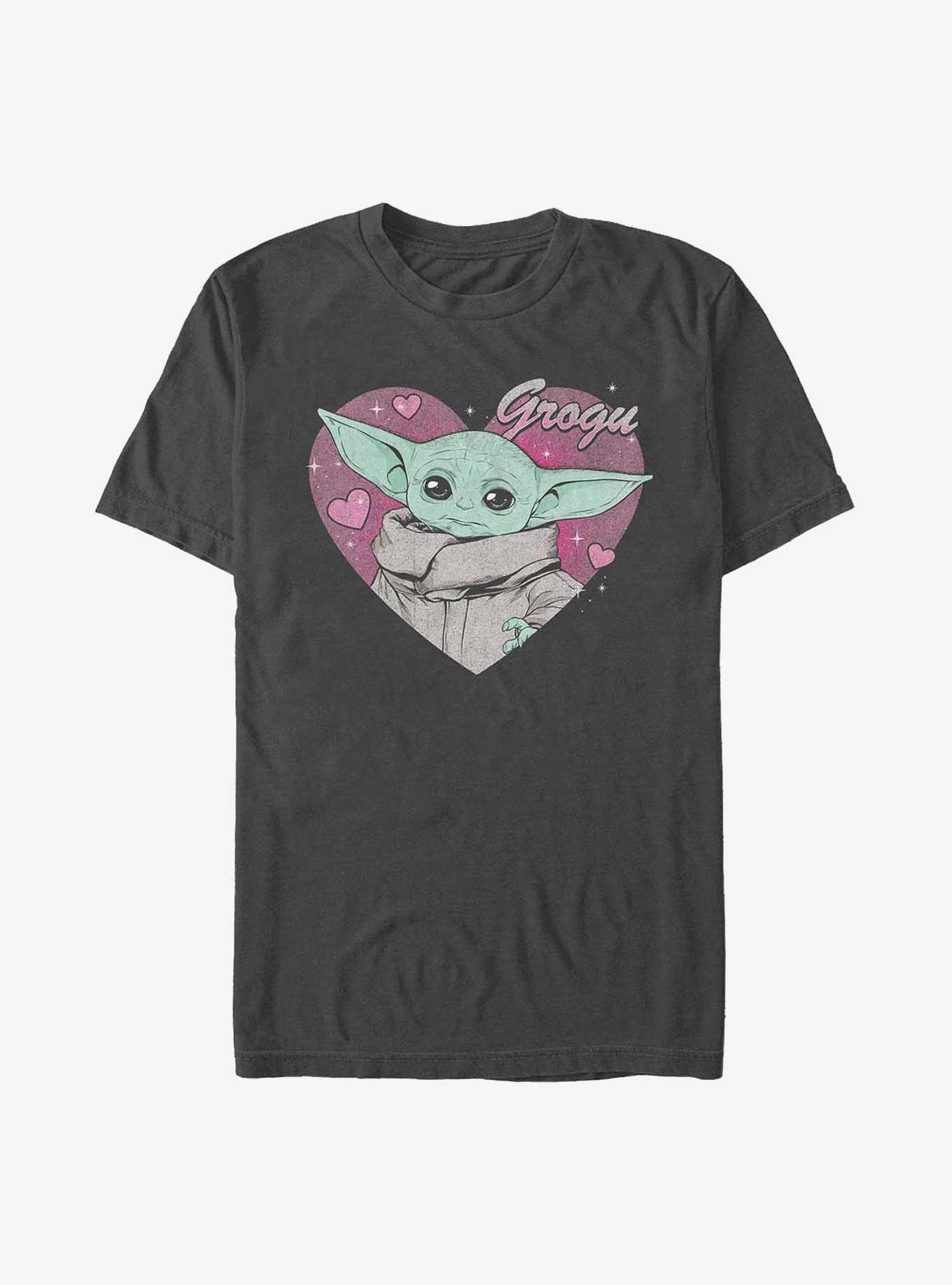 Star Wars The Mandalorian Grogu Valentine Extra Soft T-Shirt, , hi-res