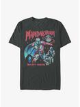 Star Wars The Mandalorian Neon Bounty Hunter Extra Soft T-Shirt, CHARCOAL, hi-res