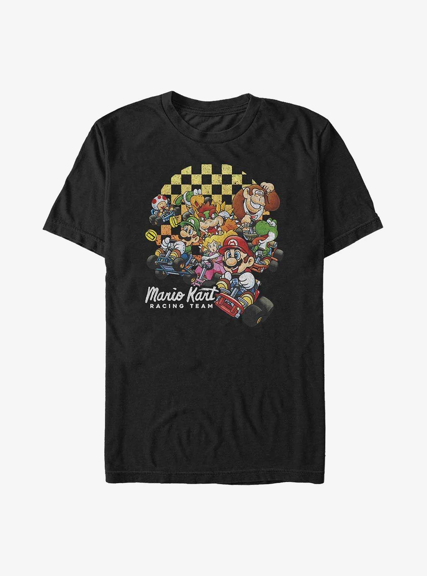 Nintendo Mario Let's Go Karting Extra Soft T-Shirt, , hi-res