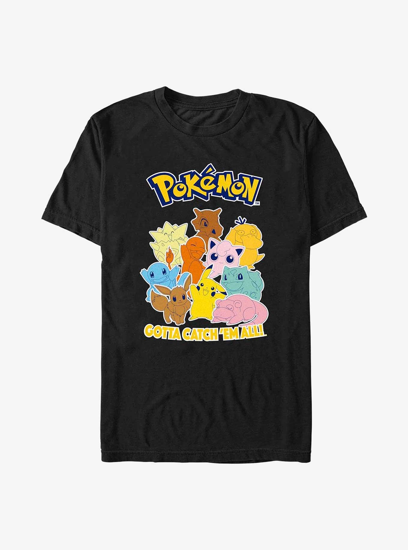 Pokemon Gotta Catch 'Em All Extra Soft T-Shirt, BLACK, hi-res