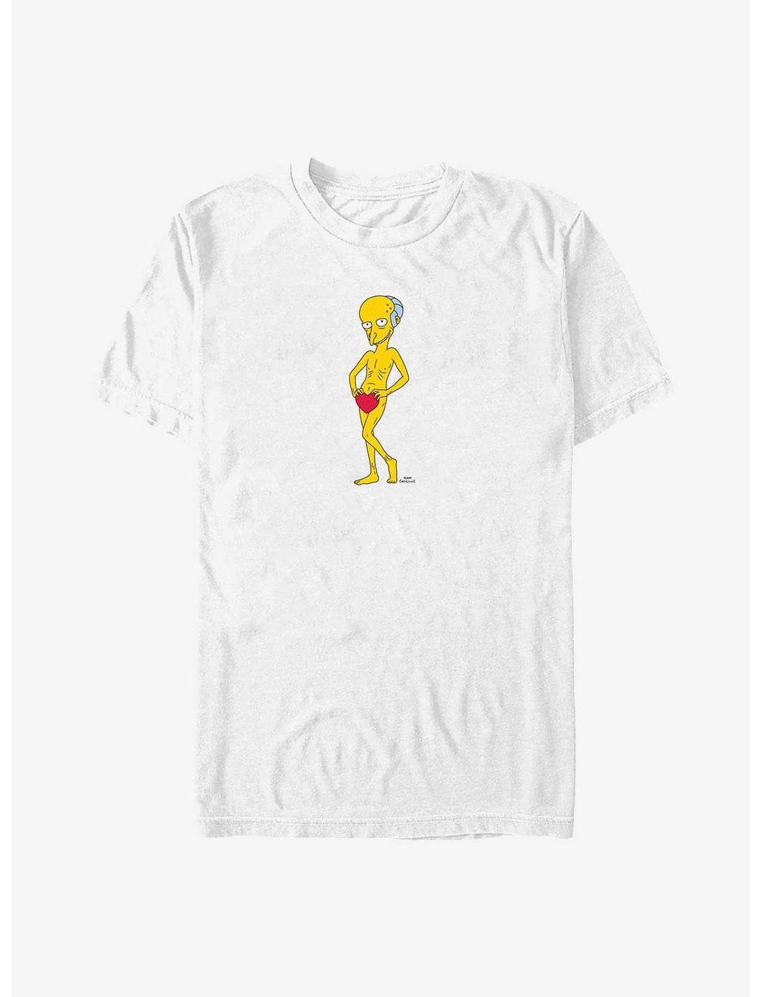 The Simpsons Mr. Burns Be Mine Extra Soft T-Shirt, WHITE, hi-res