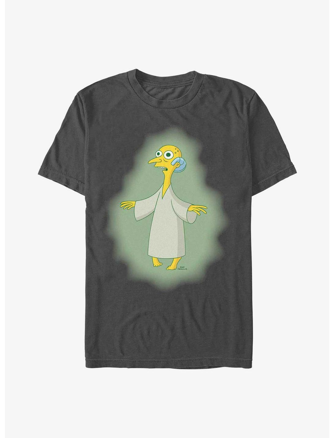 The Simpsons The Burns Extra Soft T-Shirt, CHARCOAL, hi-res