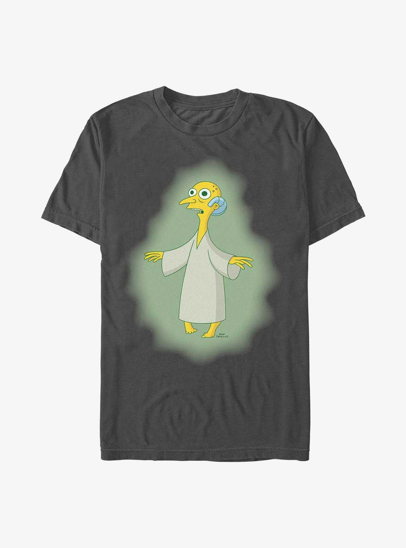 The Simpsons The Burns Extra Soft T-Shirt, CHARCOAL, hi-res