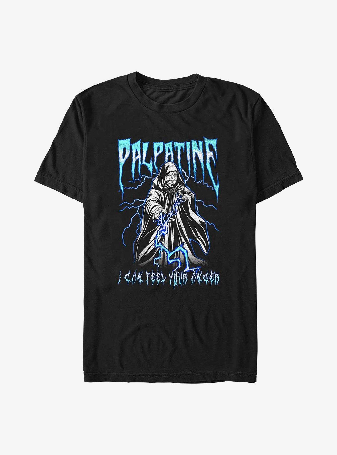 Star Wars Metal Palpatine Extra Soft T-Shirt, BLACK, hi-res