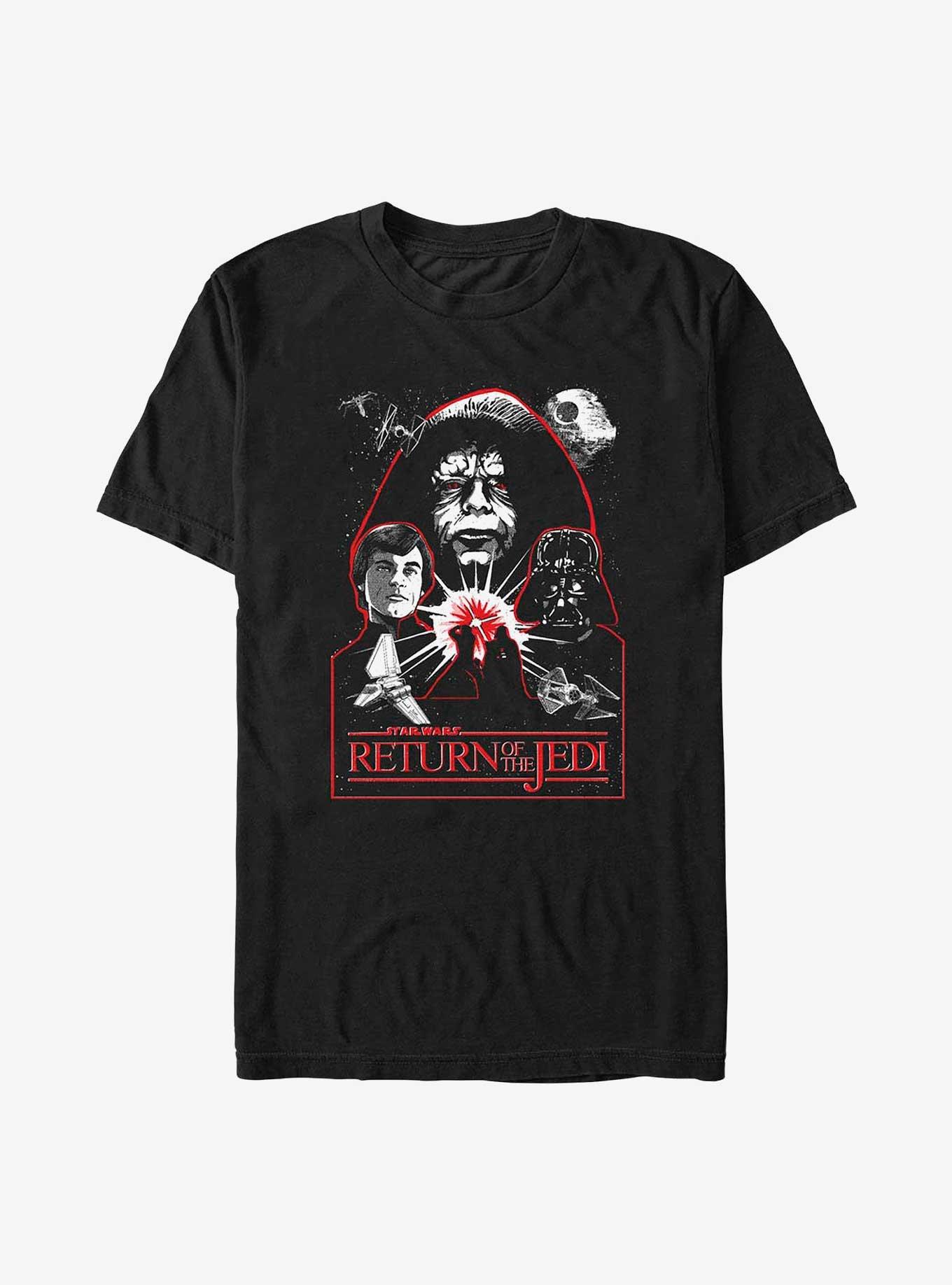 Star Wars Trilogy Finale Extra Soft T-Shirt, BLACK, hi-res