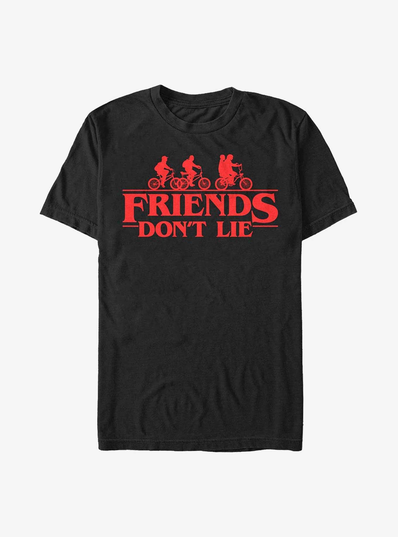 Stranger Things Friends Don't Lie Extra Soft T-Shirt