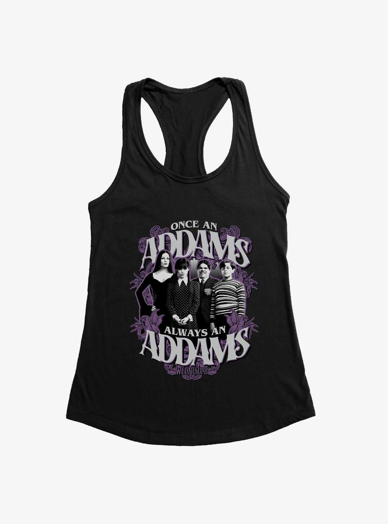 Wednesday Always An Addams Womens Tank Top, , hi-res