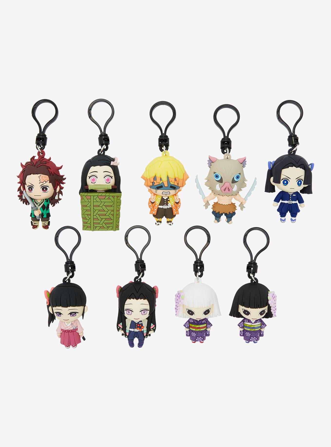 Monogram Demon Slayer Kimetsu No Yaiba Series 4-3D Foam Figural Bag Clip in  Blind Bag - Keychain