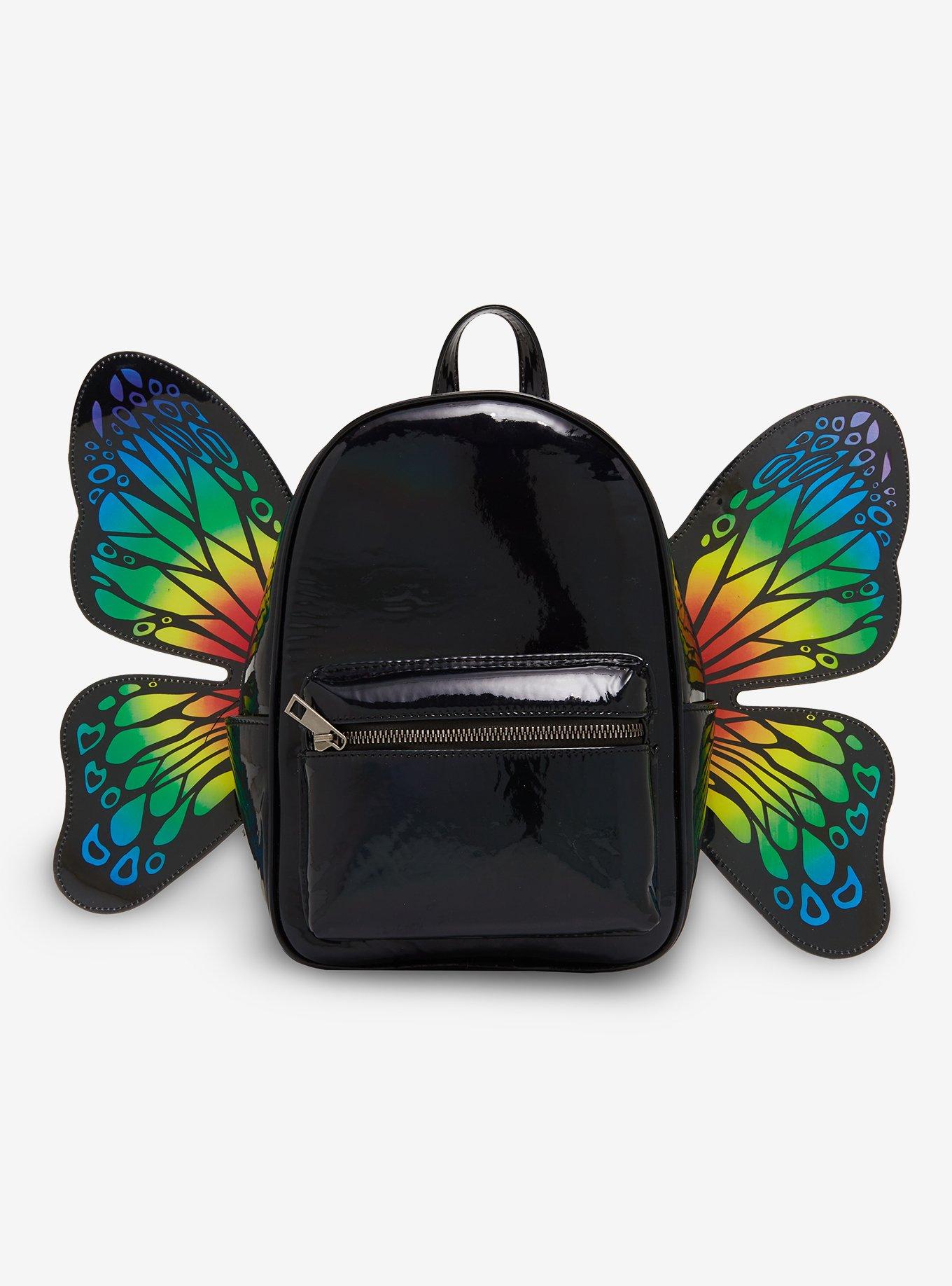 Rainbow Butterfly Wings Mini Backpack Hot Topic