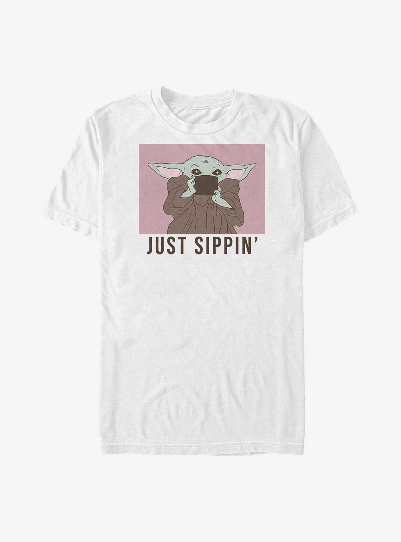 Star Wars The Mandalorian The Child Just Sippin' Big & Tall T-Shirt, , hi-res