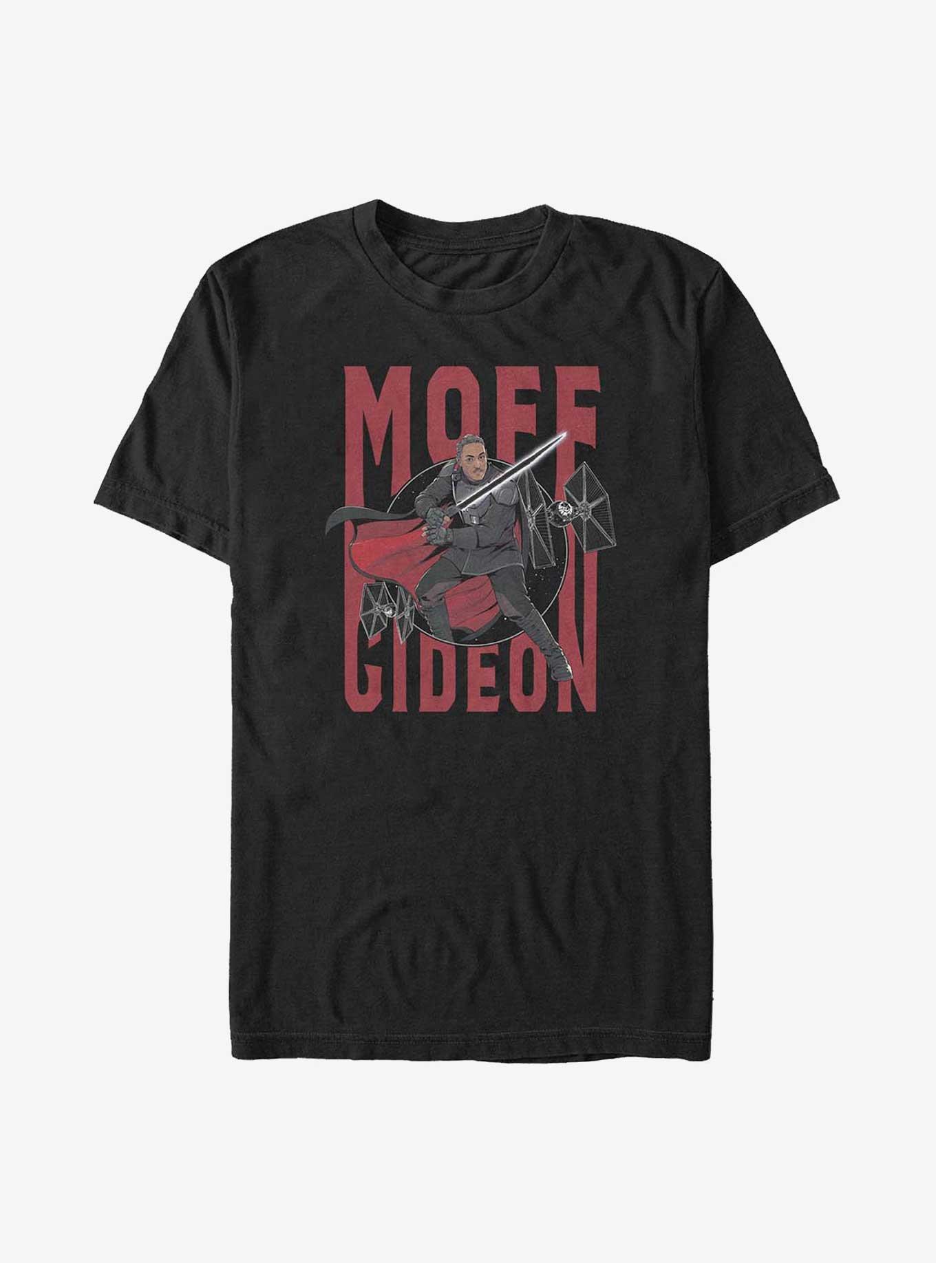 Star Wars The Mandalorian Moff Gideon Big & Tall T-Shirt, BLACK, hi-res