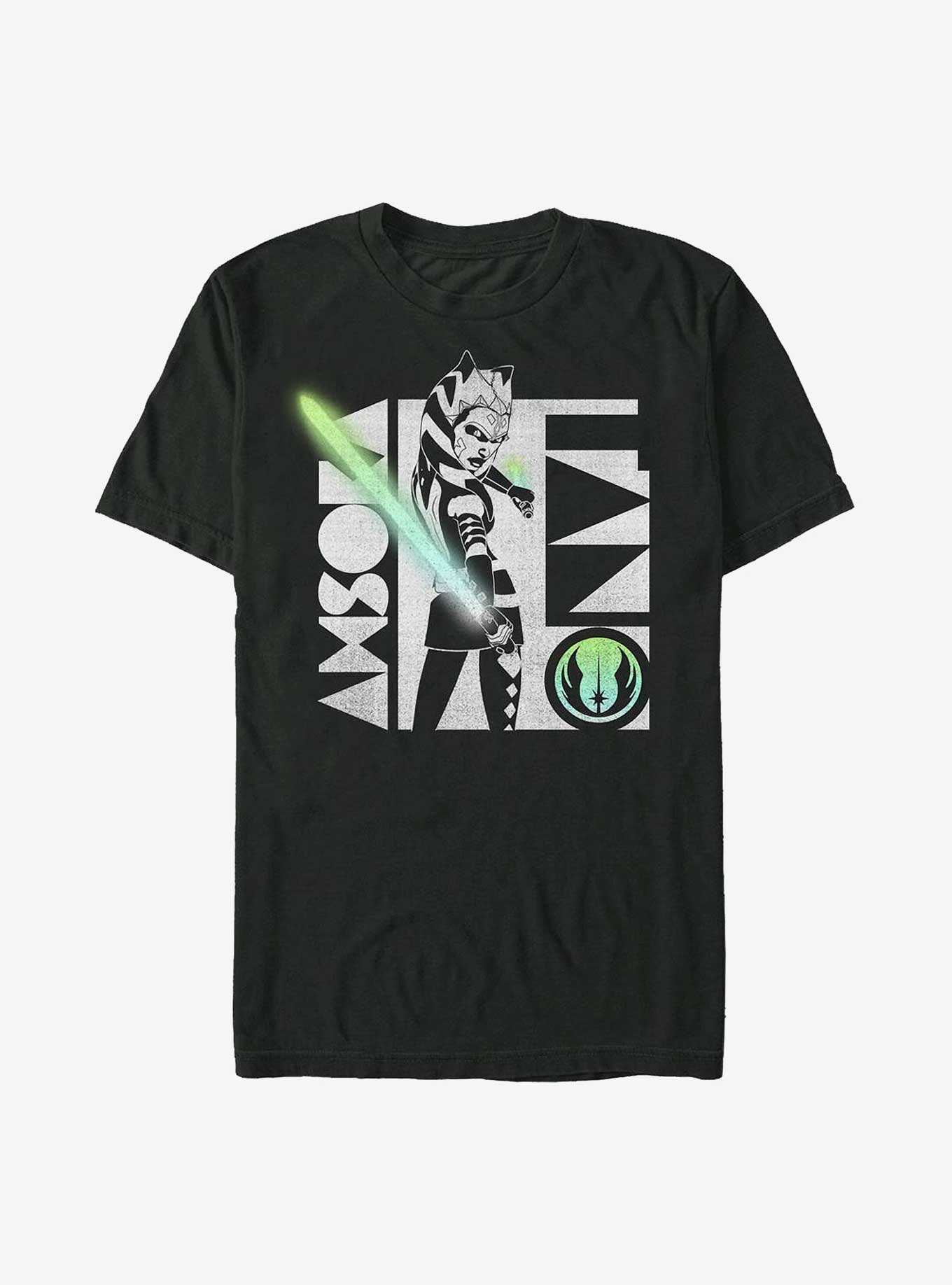 Star Wars: The Clone Wars Ahsoka Lightsaber Big & Tall T-Shirt, , hi-res