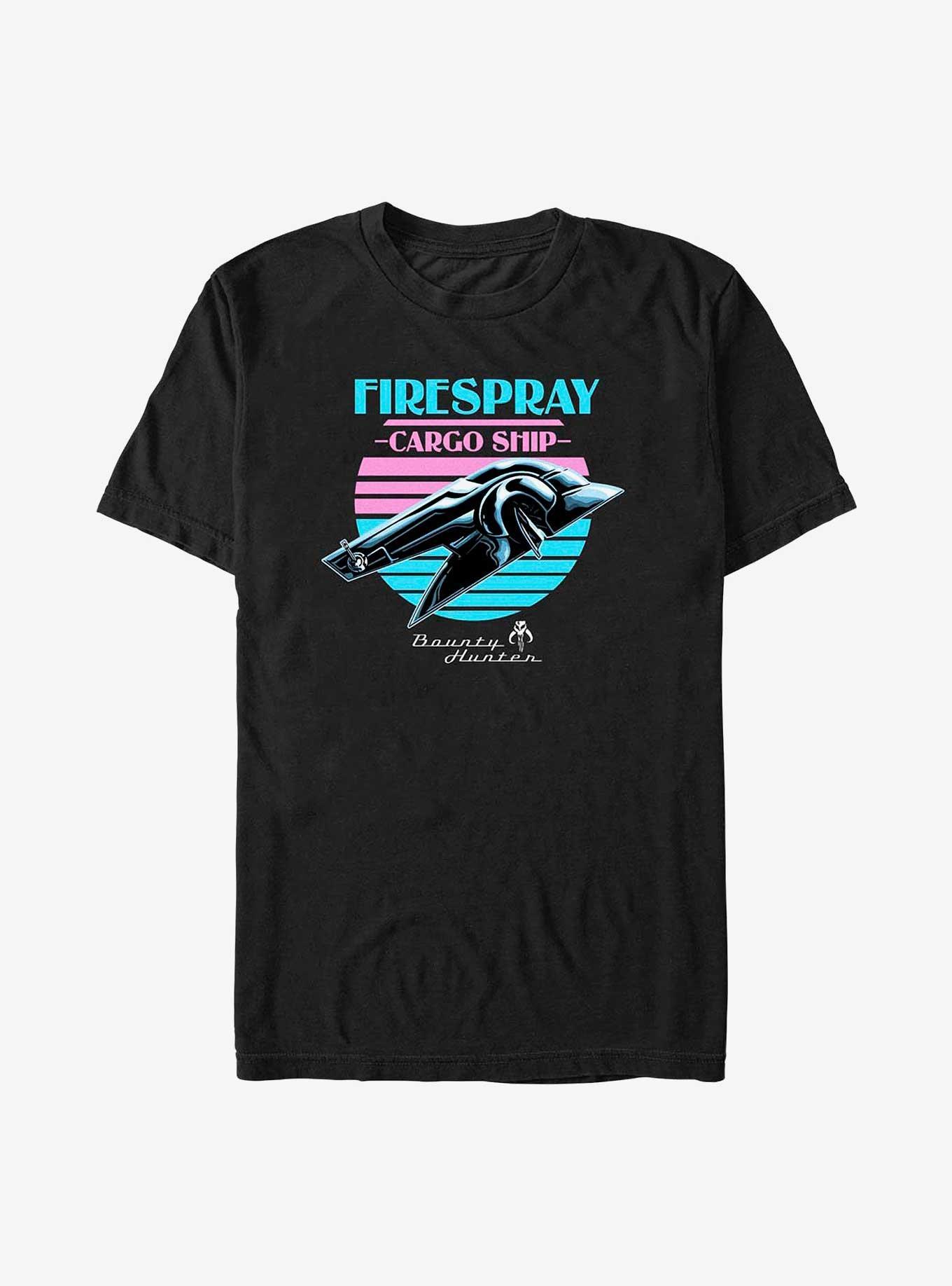 Star Wars Firespray Cargo Ship Big & Tall T-Shirt, BLACK, hi-res