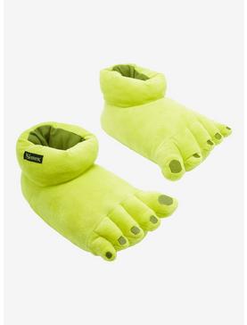 Shrek Feet Plush Slippers, , hi-res