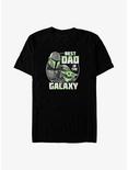 Star Wars The Mandalorian Galaxy's Best Dad Big & Tall T-Shirt, BLACK, hi-res