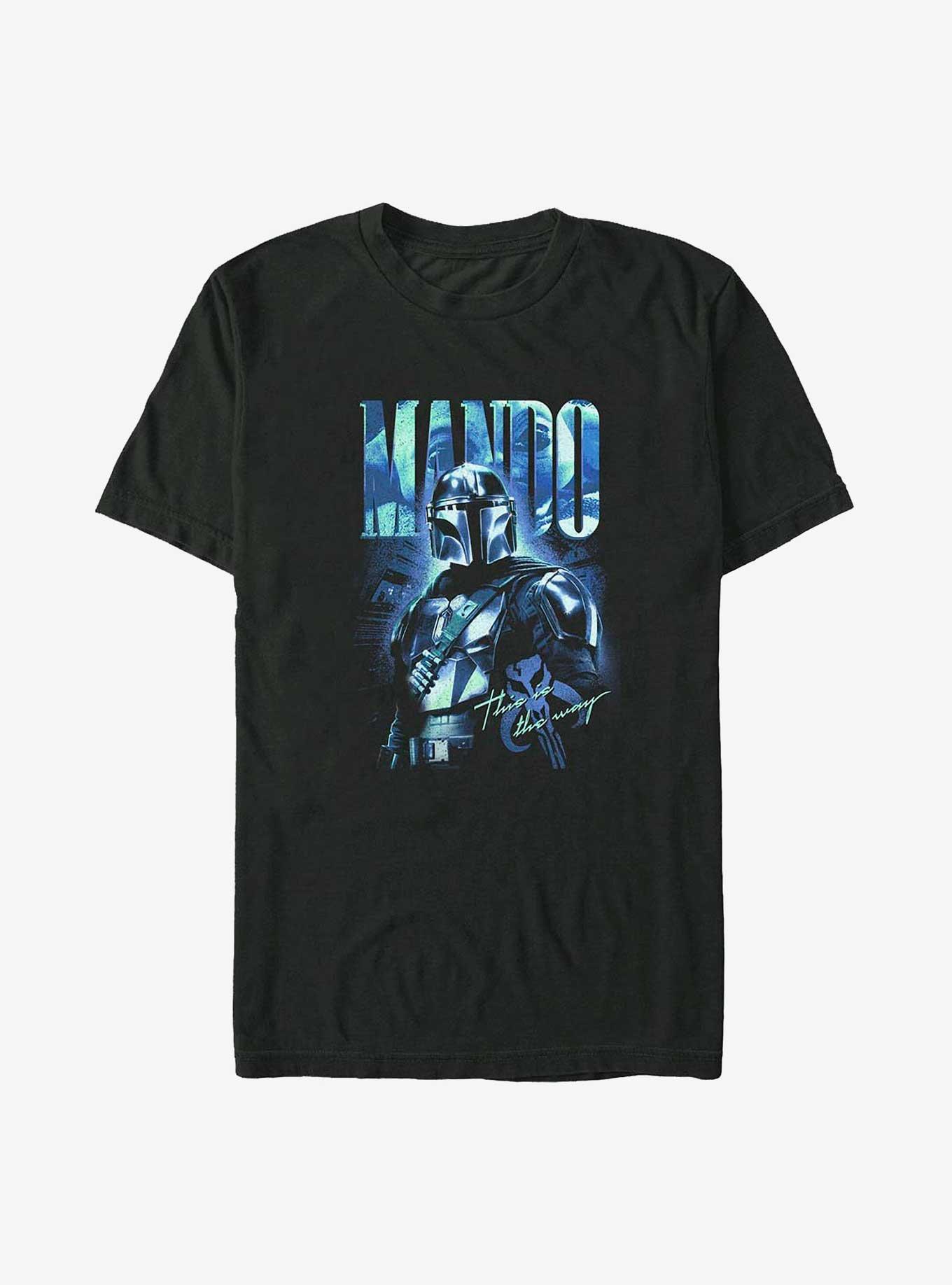 Star Wars The Mandalorian Big Mando Big & Tall T-Shirt, BLACK, hi-res