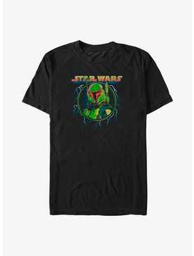 Star Wars The Mandalorian Boba Lightning Badge Big & Tall T-Shirt, , hi-res