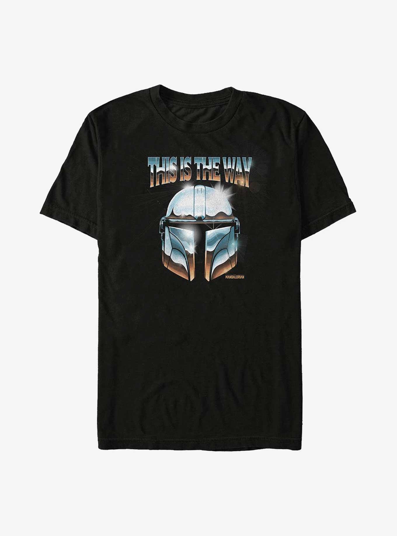 Star Wars The Mandalorian Chrome Dome Big & Tall T-Shirt, BLACK, hi-res