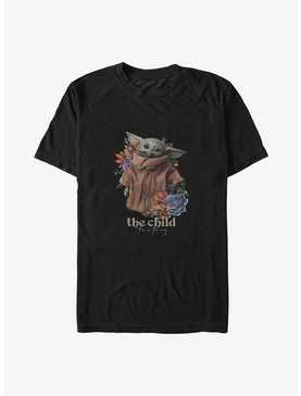 Star Wars The Mandalorian Floral Child Big & Tall T-Shirt, , hi-res