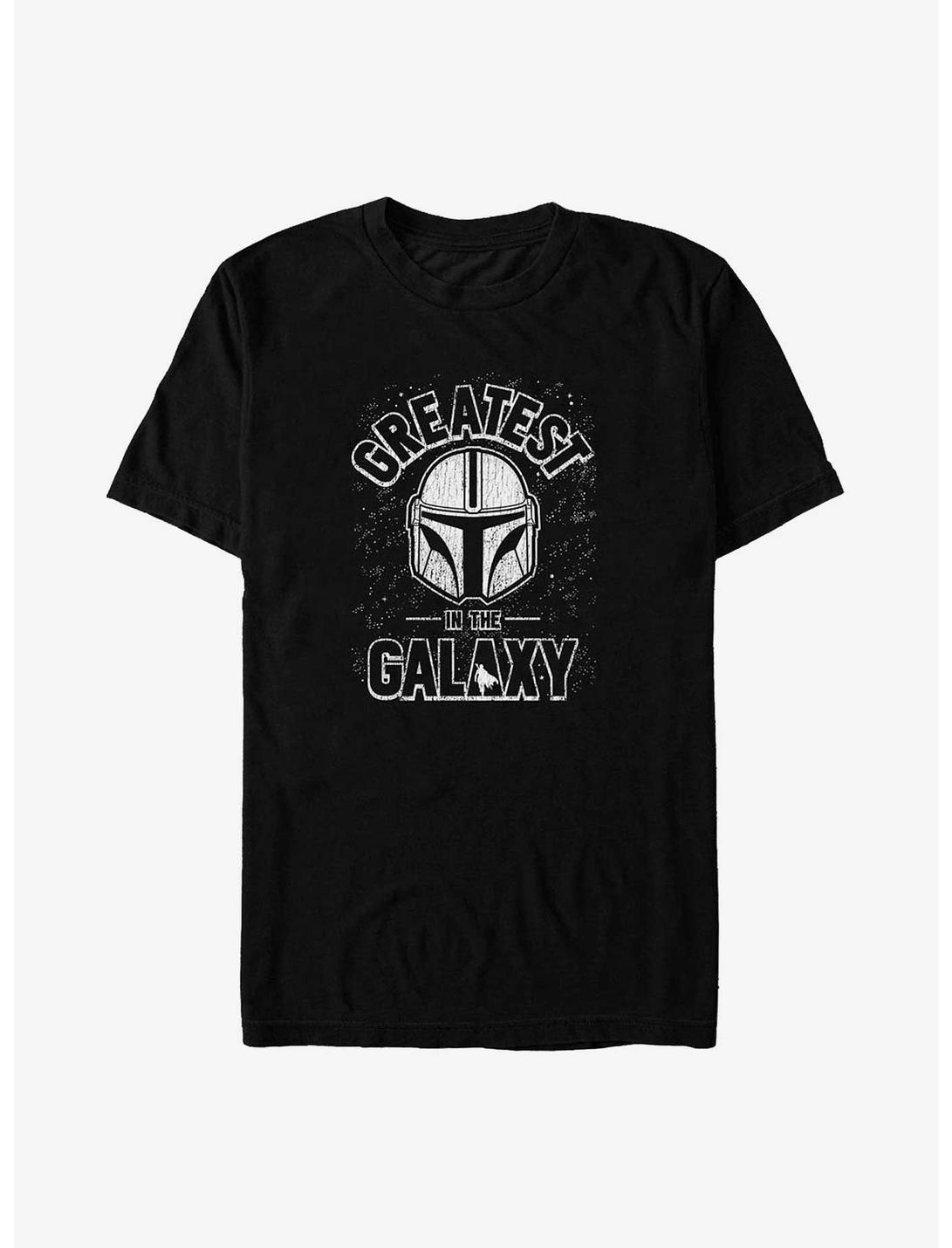 Star Wars The Mandalorian Galaxy's Greatest Dad Big & Tall T-Shirt, BLACK, hi-res